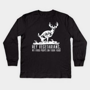 Deer hunting shirt Hunter Kids Long Sleeve T-Shirt